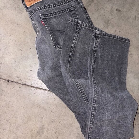 Vintage Levi's 531 Grey Wash Zipper Fly Jeans 30/32 - Picture 8 of 11
